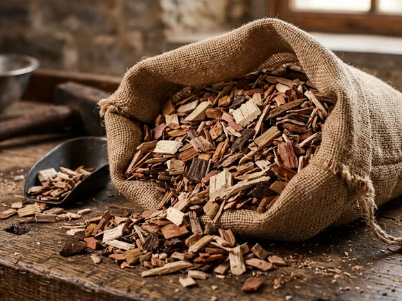 Опилки и щепа для копчения, мешок